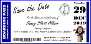 Save the Date to Celebrate Nancy Allison!