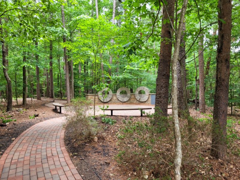 Entering the HC Memorial Garden