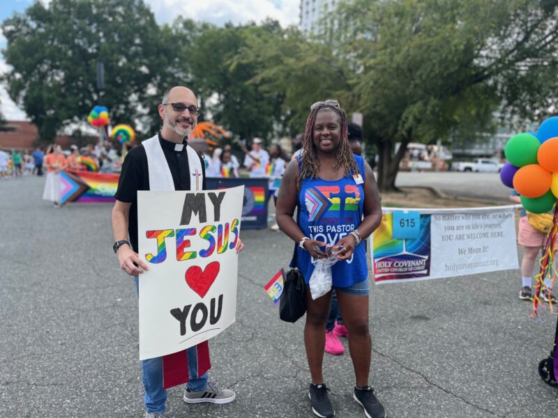 Pastor Chris at Charlotte Pride 2024