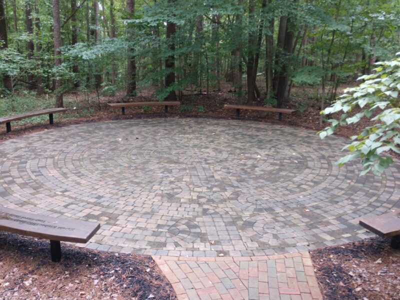 Labyrinth in the Memorial Garden – August 2021