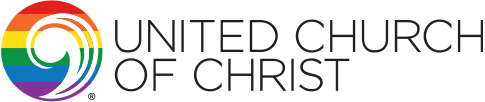 United Church of Christ full rainbow logo representing radical inclusion, love, and justice for all at Holy Covenant UCC in Charlotte, NC