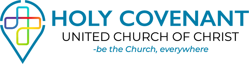 Horizontal Holy Covenant UCC logo with tagline