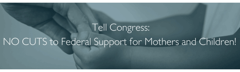 UCC Protect Mothers and Children graphic featuring a heart and cross symbol with bold text advocating for maternal and child well-being and justice.