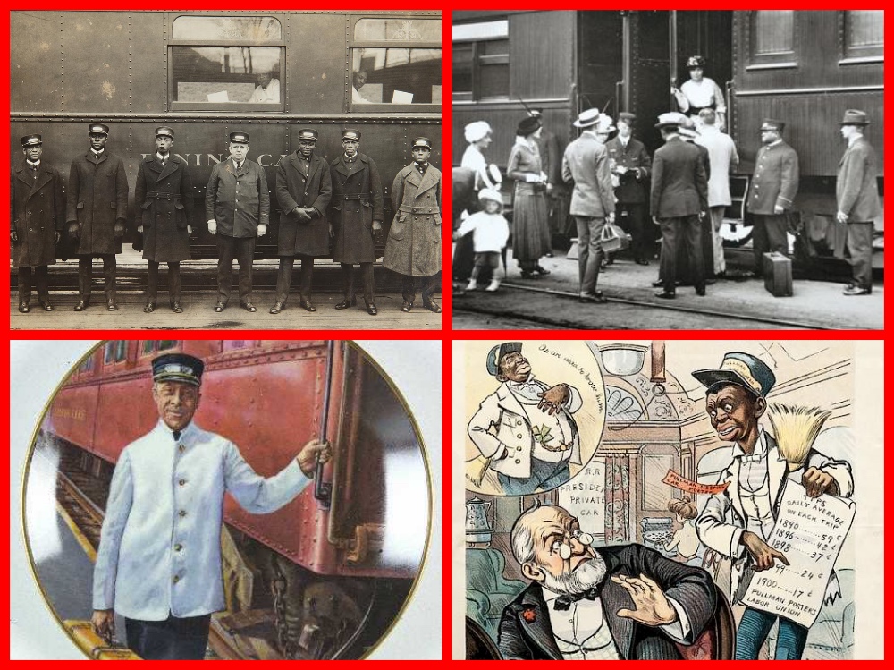 Historic photo of Pullman Porters gathered together
