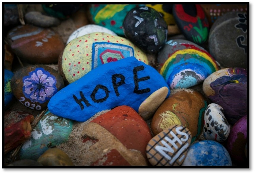 The Rock of Hope symbol at Holy Covenant UCC.