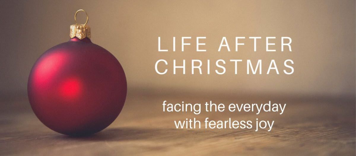Life After Christmas graphic inviting reflection on living faith beyond the season.