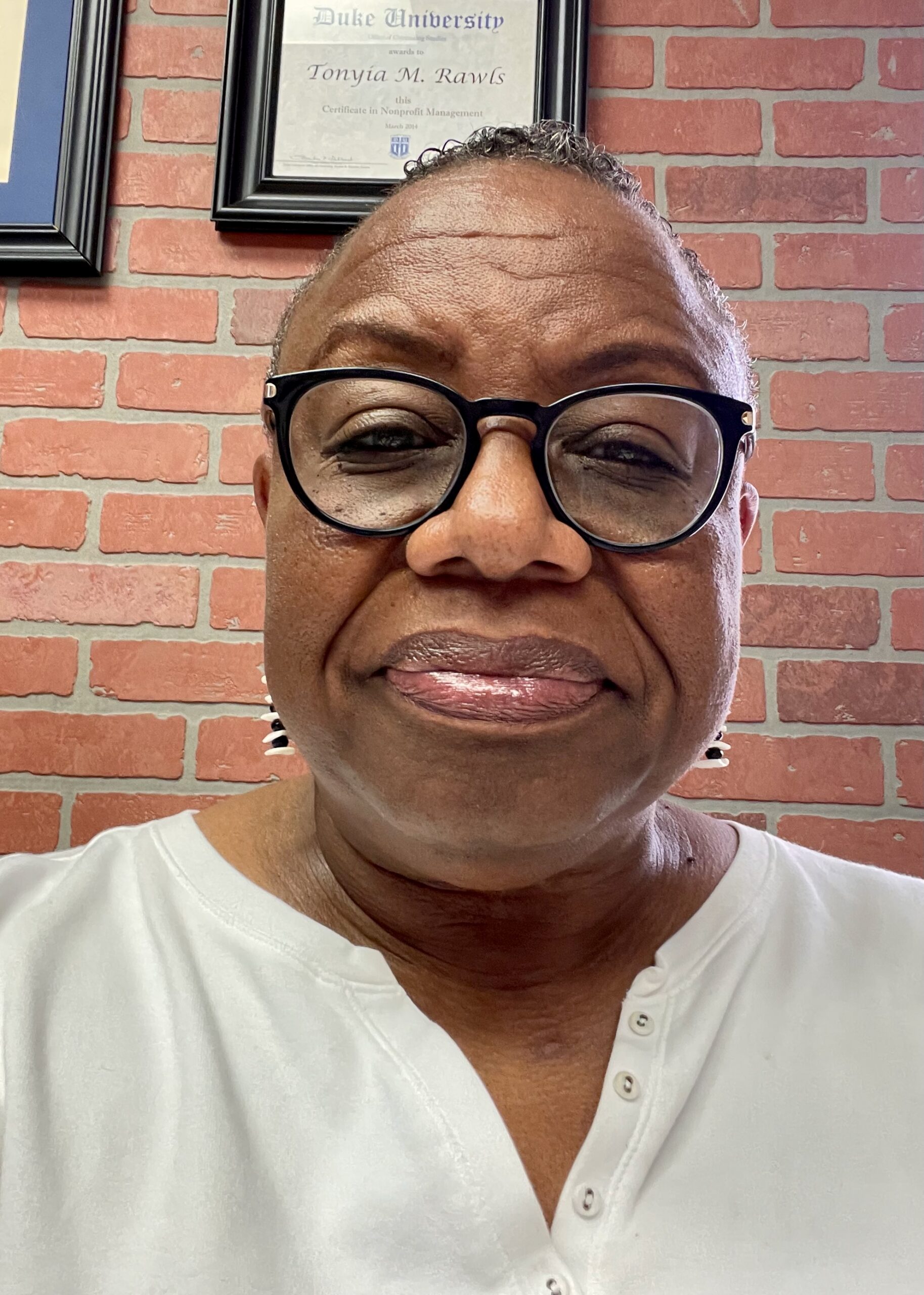 Portrait of the Reverend Tanya Rawls, a faith leader and social justice advocate.